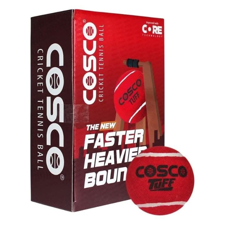 Cricket Tennis Ball H.Wt (Red) (Pack of 6 Balls)
